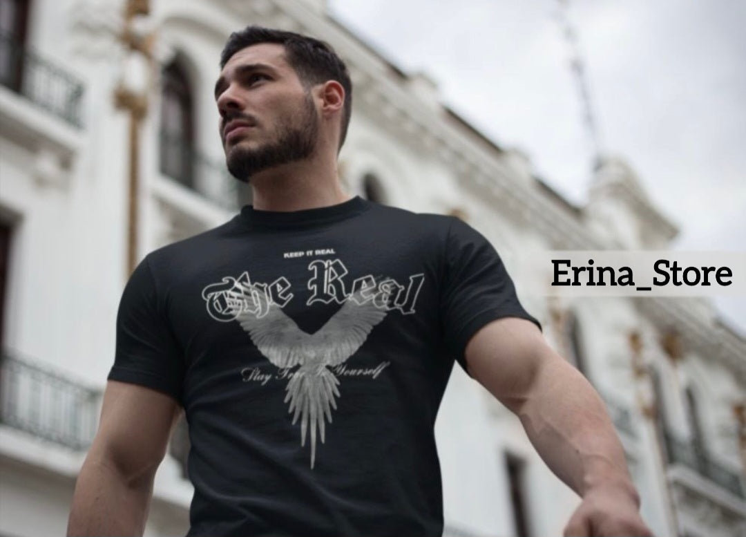 Men's "The Real Flight Graphic Tee – Keep It Real, Stay True T-shirt