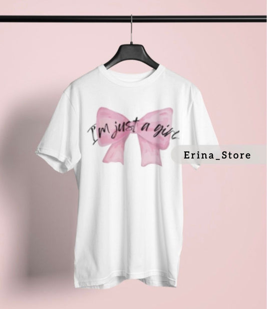"I am just a girl" Women's T-shirt