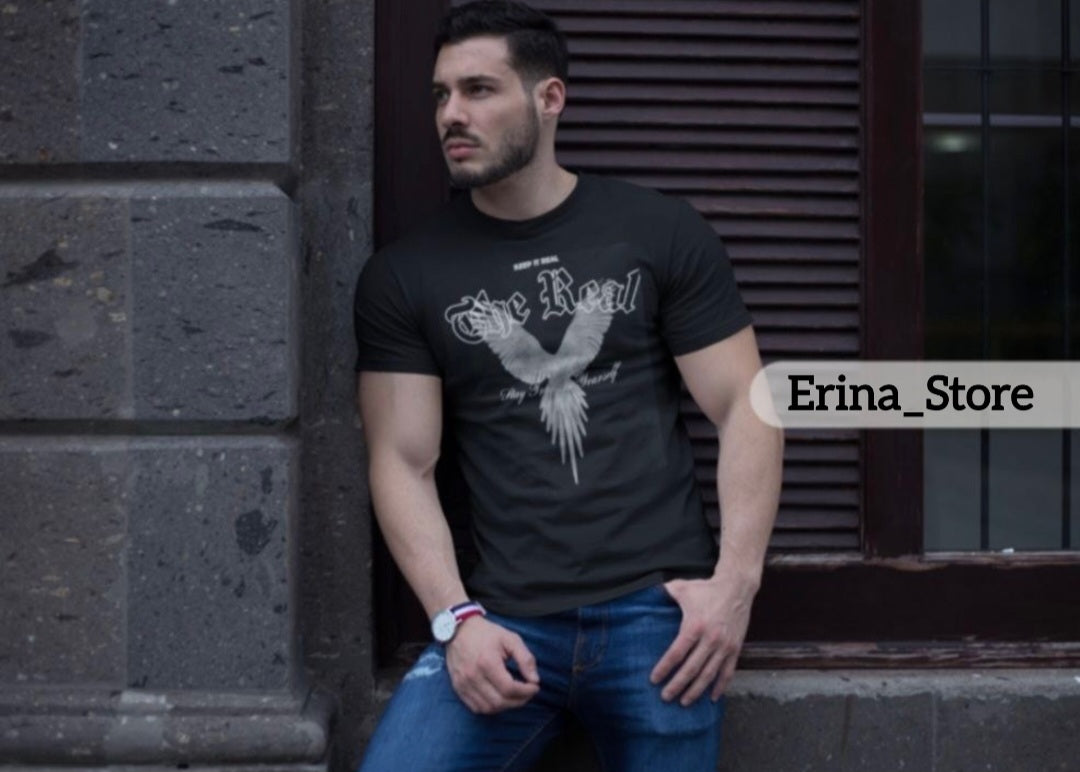 Men's "The Real Flight Graphic Tee – Keep It Real, Stay True T-shirt