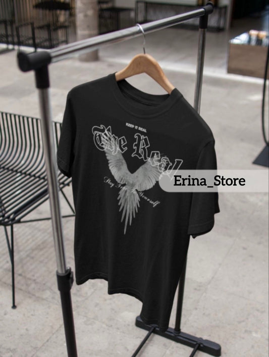 Men's "The Real Flight Graphic Tee – Keep It Real, Stay True T-shirt